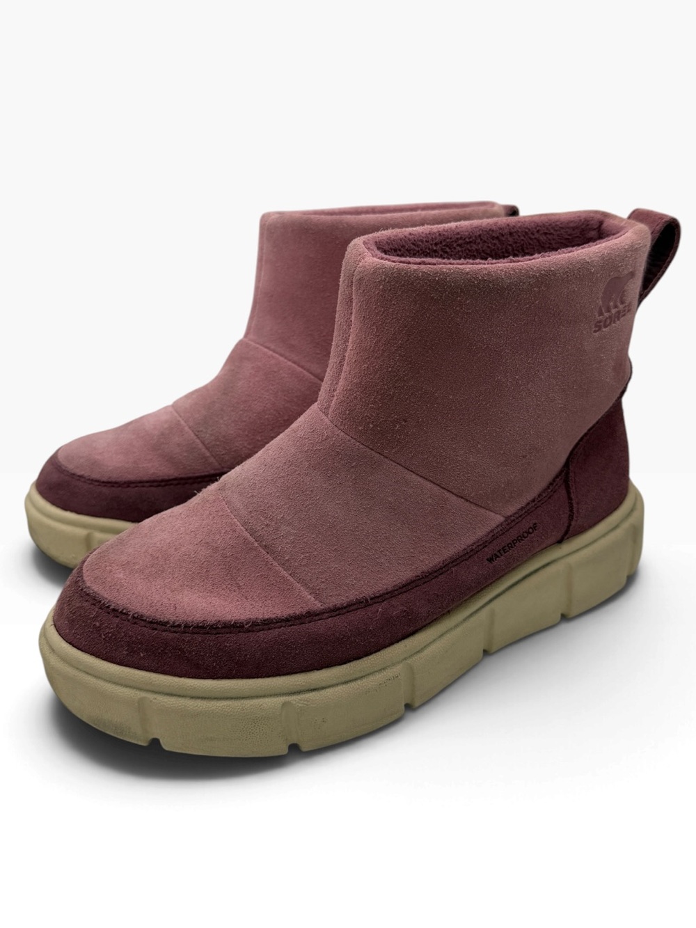 Sorel Kids Rose Suede Waterproof Ankle Boots